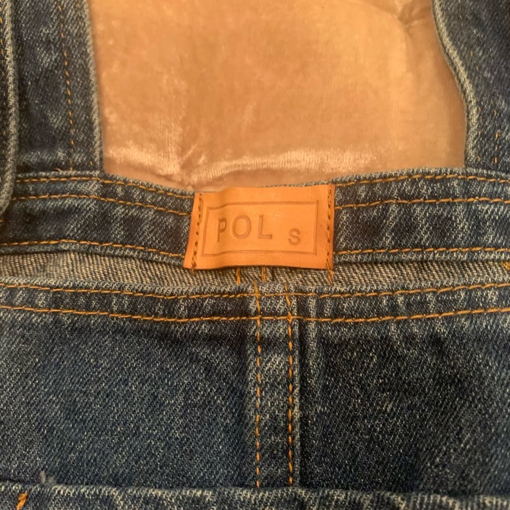 POL -Distressed Overalls - Picture 3 of 9